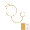 Fashion S925 Silver Overlapping Geometric Moissanite Inlay Bracelet For Women
