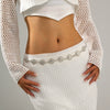 Fashion Sexy Metal Sunflower Waist Chain Body Chain For Female Retro Style Iron Chain Alloy