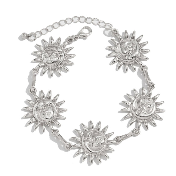 Fashion Sexy Metal Sunflower Waist Chain Body Chain For Female Retro Style Iron Chain Alloy