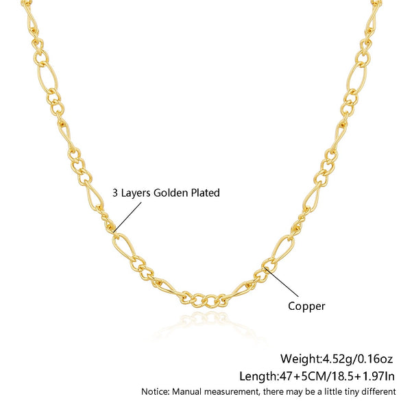Fashion Side Chain Jewelry Copper Electroplated For Women