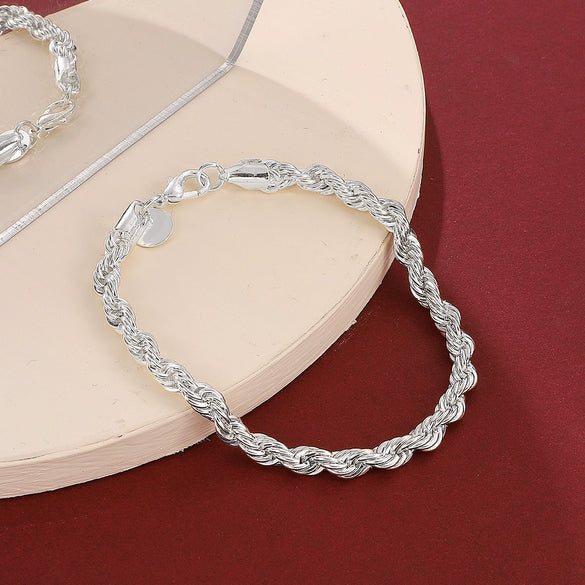 Fashion Simple Chain Bracelet Unisex Geometric Copper Alloy Electroplated