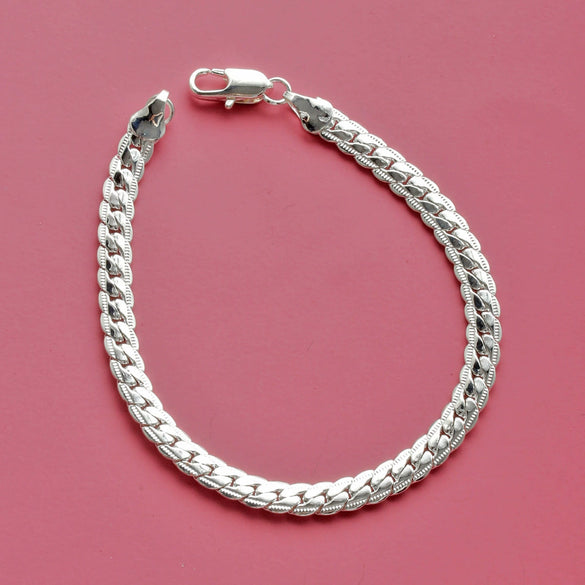 Fashion Simple Chain Bracelet Unisex Geometric Copper Alloy Electroplated