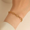 Fashion Simple Chain Bracelet Unisex Geometric Copper Alloy Electroplated