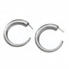 Fashion Simple Cshaped Stainless Steel 18K Gold Electroplated Women's Earrings
