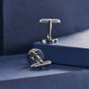 1 Pair Simple Style Round Customization Laser Engraving 304 Stainless Steel Unisex Cufflinks