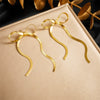 Fashion Simple Design Goldplated Stainless Steel Bow Snake Bone Chain Bracelet For Women