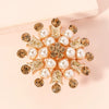 Fashion Simple Diamond Rose Flower Alloy Ring