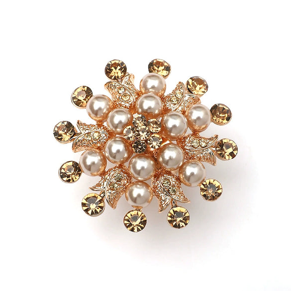 Fashion Simple Diamond Rose Flower Alloy Ring