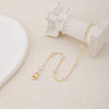 Fashion Simple Exquisite Golden O Shaped Chain Pearl Women's Bracelet Copper Electroplating Geometric