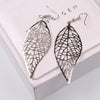 Fashion Simple Forest Metal Alloy Leaf Earrings With Electroplating For Women