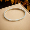 Fashion Simple Gold Plated Stainless Steel Geometric Round Bracelet