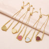 Fashion Simple Heart Shape Copper Goldplated Women's Bracelet