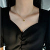Fashion Simple Heart-Shaped Pendant Titanium Steel Necklace