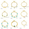 Fashion Simple High End Retro Double Layer Stacked Pearl Love Diamond Five Pointed Star Pendant Anklet Titanium Steel