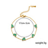 Fashion Simple Light Luxury All Match Titanium Steel Heart Shaped Plated Bracelet Jewelry With Electroplating Treatment