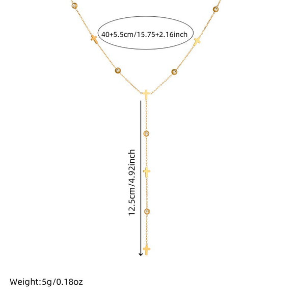 Fashion Simple Minimalist Stainless Steel Flower Heart Shape Electroplated Chain Bracelet Necklace