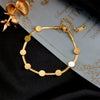 Fashion Simple Personality Goldplated Titanium Steel Blade Snake Bone Chain Jewelry Necklace Bracelet For Women