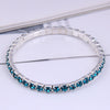Fashion Simple Single Row Diamond Alloy Female Bracelet