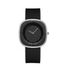 Fashion Simple Square Cartoon Casual Quartz Watch For Women Alloy Case Silicone Strap