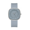 Fashion Simple Square Cartoon Casual Quartz Watch For Women Alloy Case Silicone Strap