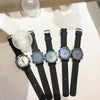 Fashion Simple Trendy Sports Watch Alloy Case Silicone Strap Round Dial
