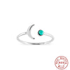 Fashion Simple Unisex S925 Sterling Silver Geometric Cross Open Ring With Electroplating