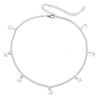 Fashion Simple Versatile Alloy Fivepointed Star Pendant Necklace With Ball Chain Electroplated Accessories