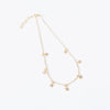 Fashion Simple Versatile Alloy Fivepointed Star Pendant Necklace With Ball Chain Electroplated Accessories