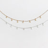 Fashion Simple Versatile Alloy Fivepointed Star Pendant Necklace With Ball Chain Electroplated Accessories