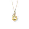 Fashion Simple Women's Stainless Steel And Zircon Necklace With Geometric Style And Electroplating Treatment