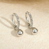 Fashion Small Geometric Stainless Steel 18K Gold Plated Women's Ear Jewelry