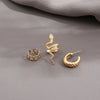 Wholesale Jewelry Fashion Snake Alloy Plating Earrings