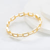 Fashion Snake Copper Bangle Plating Inlay Zircon Copper Bracelets 1 Piece