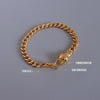 Fashion Animal 304 Stainless Steel 18K Gold Plated Zircon Bracelets In Bulk