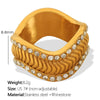 Fashion Snake Scale Texture Inlaid Czech Diamond 316L Stainless Steel Earrings And Ring
