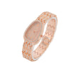 Fashion Snakeshaped Alloy Bracelet Women's Quartz Watch With Mineral Strengthened Glass Mirror And Printed Logo