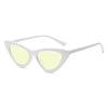 Fashion Solid Color Ac Cat Eye Full Frame Women'S Sunglasses