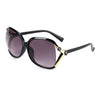Fashion Solid Color Ac Oval Frame Full Frame Women'S Sunglasses