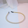 Fashion Solid Color Artificial Pearl Hair Band 1 Piece