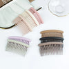 Fashion Solid Color Arylic Hollow Out Insert Comb 1 Piece