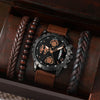 Fashion Solid Color Buckle Quartz Men'S Watches