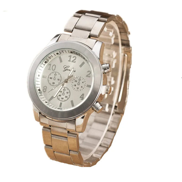 Fashion Solid Color Buckle Quartz Women'S Watches