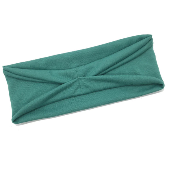Fashion Solid Color Cloth Hair Band 1 Piece