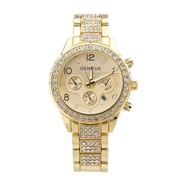 Fashion Solid Color Double Side Snaps Women'S Watches