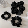 Women'S Fashion Solid Color Satin Hair Tie