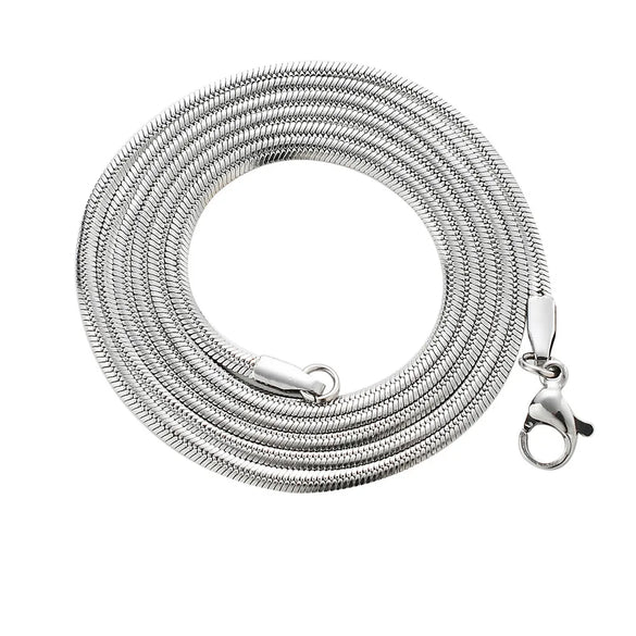 Fashion Solid Color Stainless Steel Plating Necklace 1 Piece