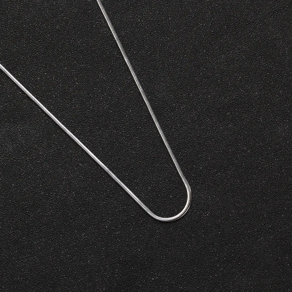 Fashion Solid Color Stainless Steel Plating Necklace 1 Piece