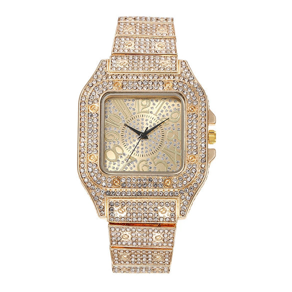 Fashion Square Alloy Women's Quartz Watch
