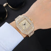 Fashion Square Alloy Women's Quartz Watch