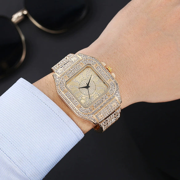 Fashion Square Alloy Women's Quartz Watch